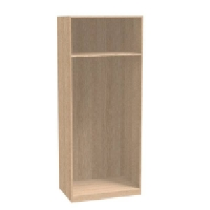 Homebase 1 Fitted Bedroom Double Wardrobe - Light Oak