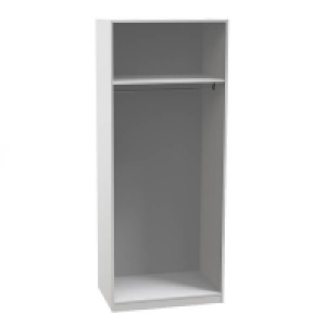1 Fitted Bedroom Double Wardrobe - White