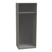 Homebase 1 Fitted Bedroom Double Wardrobe - Grey