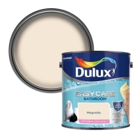 Homebase Dulux Dulux Easycare Bathroom Silk Paint - Magnolia - 2.5L