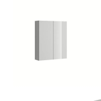 Homebase Foil Wrapped Mdf Cabinet With Glass House Beautiful ele-ment(s) 600mm 2 Door Mirrored Bathroom U
