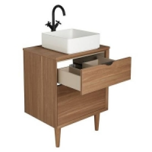 Homebase Mdf & Chipboard Bathstore Noir Craft 600mm Basin Unit