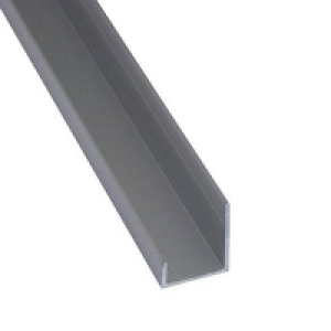 Homebase Aluminium Wetwall End Cap - Satin Anodised