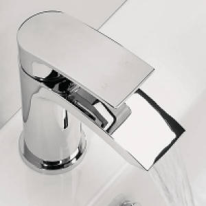 Homebase Brass Bathstore Flow Basin Mixer Tap