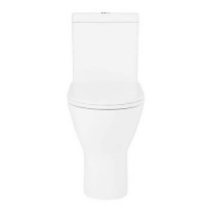 Homebase Vitreous China Bathstore Falcon Comfort Rimless Open Back Close Coupled Toi