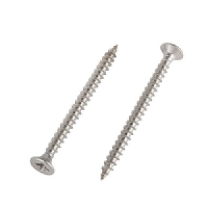 Homebase Stainless Steel 304 Homebase Stainless Steel Single Thread Screw 4 X 50mm 25 Pac