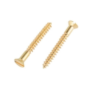 Homebase Brass Wood Screw Countersunk 4 X 30mm 10 Pack