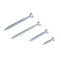 Homebase Carbon Steel Homebase Zinc Plated Wood Screw Countersunk Assorted 430 Pac