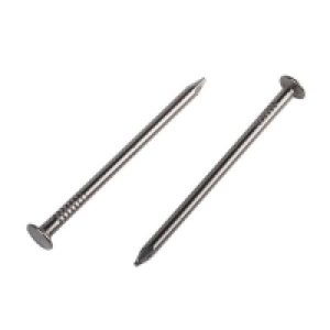 Carbon Steel Homebase Bright Round Wire Nails 75mm 250g