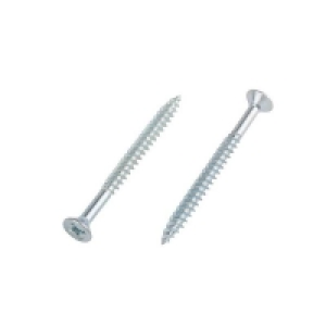 Carbon Steel Homebase Zinc Plated Twin Thread Screw 6 X 50mm 25 Pack
