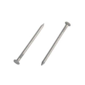 Carbon Steel Homebase Galvanised Round Wire Nails 50mm - 500g