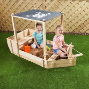 BMStores  Large Wooden Pirate Sandpit