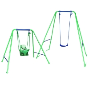 2-in-1 Garden Swing Set £40.00