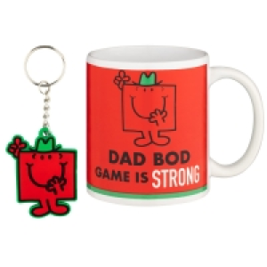 Mr Men Mug & Key Ring - Mr Strong