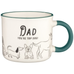 Top Dog Dad Tankard - Teal