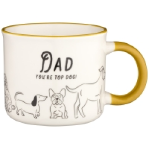 Top Dog Dad Tankard - Ochre