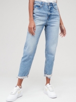 LittleWoods V By Very Mom High Waist Jean - Mid Wash
