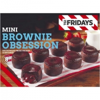 Iceland  TGI Fridays Mini Brownie Obsession 240g