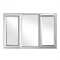 Wickes  Euramax uPVC White Side Hung Casement Window - 1770 x 1160mm