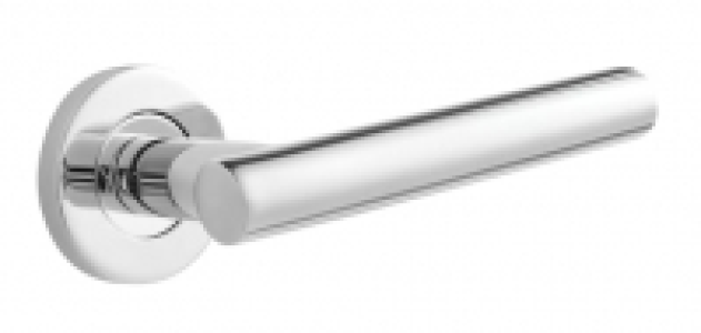 Designer Levers Oscar Lever On Rose Door Handle - Polished S