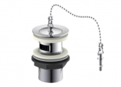 Wickes Plated Basin Waste Kit - Chrome