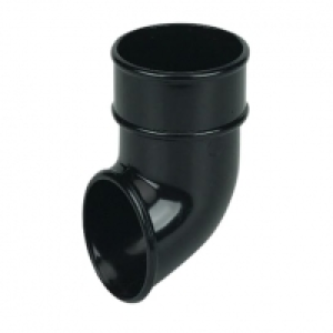 Wickes  FloPlast 68mm Round Line Downpipe Shoe - Black