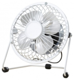 Wickes  Fine Elements White USB Fan - 4in