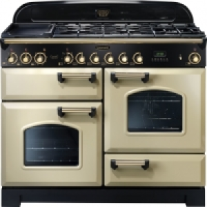 Rangemaster Classic Deluxe 110cm Dual Fuel Range Cooker - Cr
