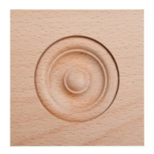 Wickes Light Hardwood Architrave Block Moulding - 89mm x 89m
