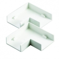 Wickes  Wickes Mini Trunking Flat Angle - White 38 x 16mm Pack of 2