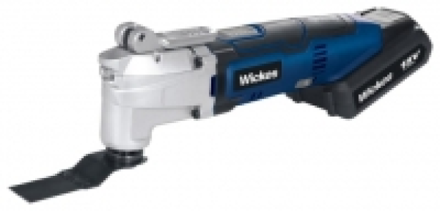 Wickes 18V 1 x 2.0Ah Li-ion Cordless Multi Tool with Accesso