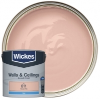 Wickes  Wickes Peony Pink - No. 611 Vinyl Matt Emulsion - 2.5L