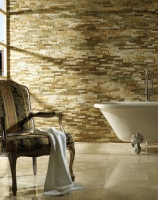 Wickes  Wickes Oyster Split Face Mosaic Tile - 360 x 100mm - Pack of