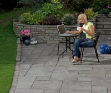 Marshalls Firedstone Dusk Paving Slab Mixed Size - 5 m2 pack