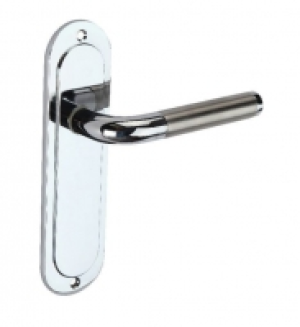 Wickes  Wickes Vittore Latch Door Handle - Polished Chrome & Matt 1 