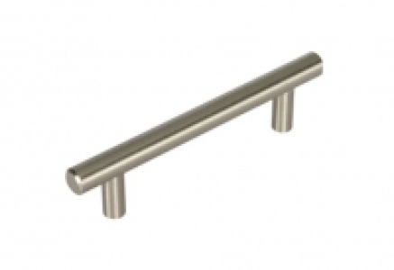 Wickes  Wickes T Bar Door Handle - Brushed Nickel 188mm Pack of 2