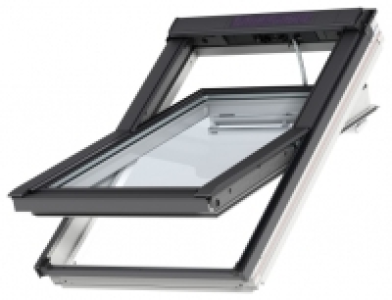 Wickes  VELUX INTEGRA White Painted Solar Centre Pivot Roof Window -