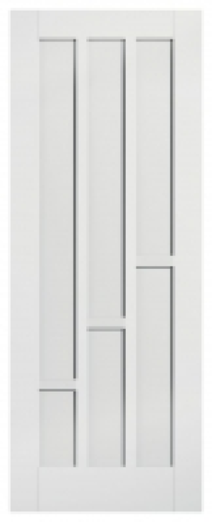 LPD Internal Coventry 6 Panel Primed White FD30 Fire Door -