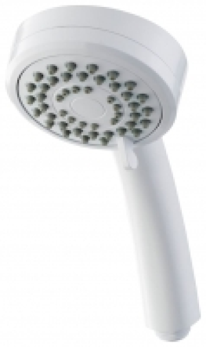 Wickes  Triton 3 Function White Shower Head - 230 x 84mm