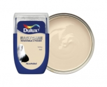 Dulux Easycare Washable & Tough Paint - Ivory Tester Pot - 3