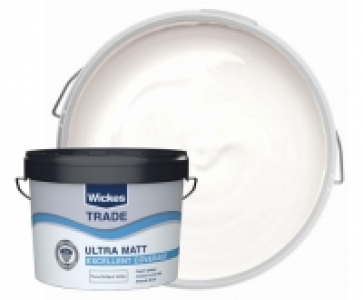 Wickes Trade Ultra Matt Emulsion Pure Brilliant White 10l