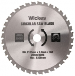 Wickes  Wickes 36 Teeth Universal Wood Circular Saw Blade - 185 X 20