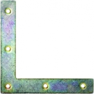 Wickes L Shaped Strap Tie - 20x120x120mm