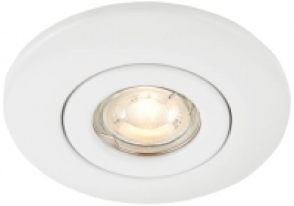 Saxby GU10 Gloss White Downlight Converter Kit - 50W