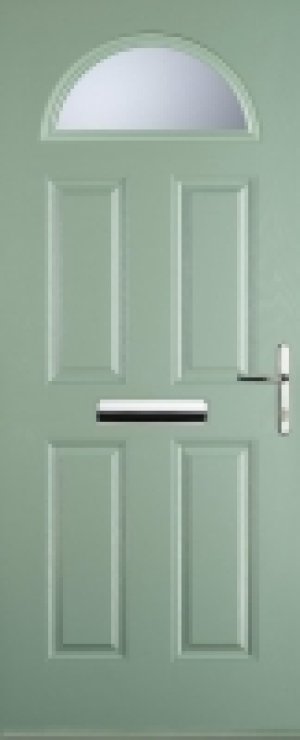 Euramax 4 Panel 1 Arch Left Hand Chartwell Green Composite D