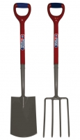 Wickes  Spear & Jackson Elements Select Spade & Fork - Twin Pack