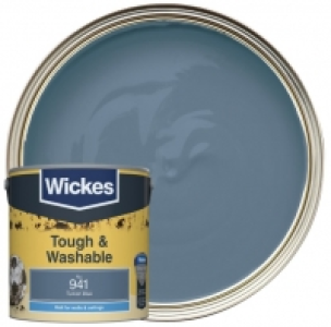 Wickes Turkish Blue - No. 941 Tough & Washable Matt Emulsion