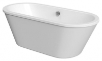 Wickes  Wickes Eden Freestanding Contemporary Twin Skirted Oval Bath