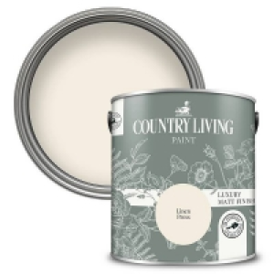 Water Based Country Living Matt Emulsion Multi-Surface Paint Linen Press