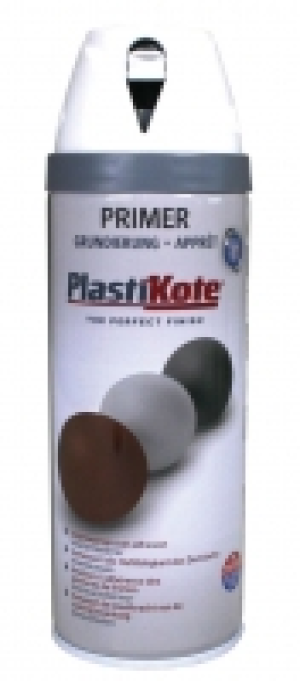 Wickes  Plastikote Primer Aerosol Spray - White 400ml